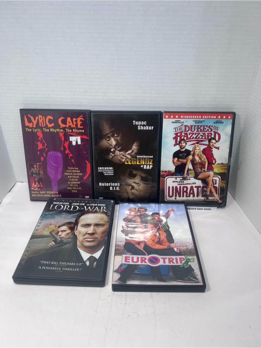 Assorted DVD Movie & Music Collection - 5 pack